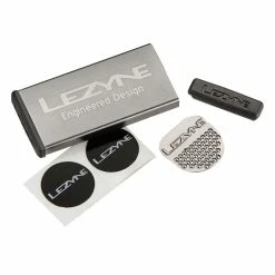 LEZYNE KIT DE REPARATION METAL - BOITE ALU GRISE , DUAL 6 RUSTINES