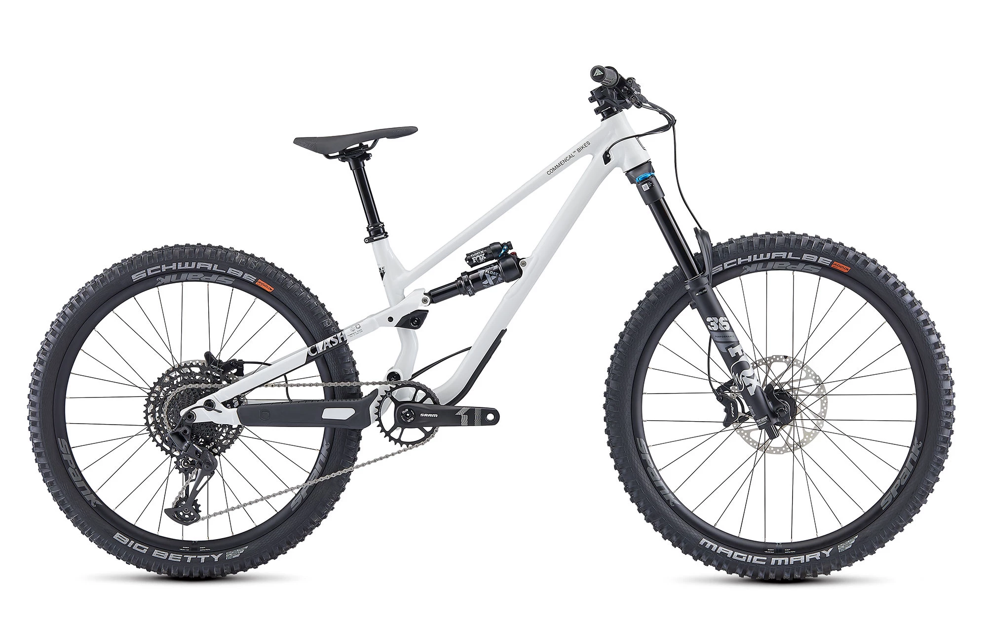 COMMENCAL CLASH XS PURE WHITE 3 COMMENCAL CLASH XS PURE WHITE