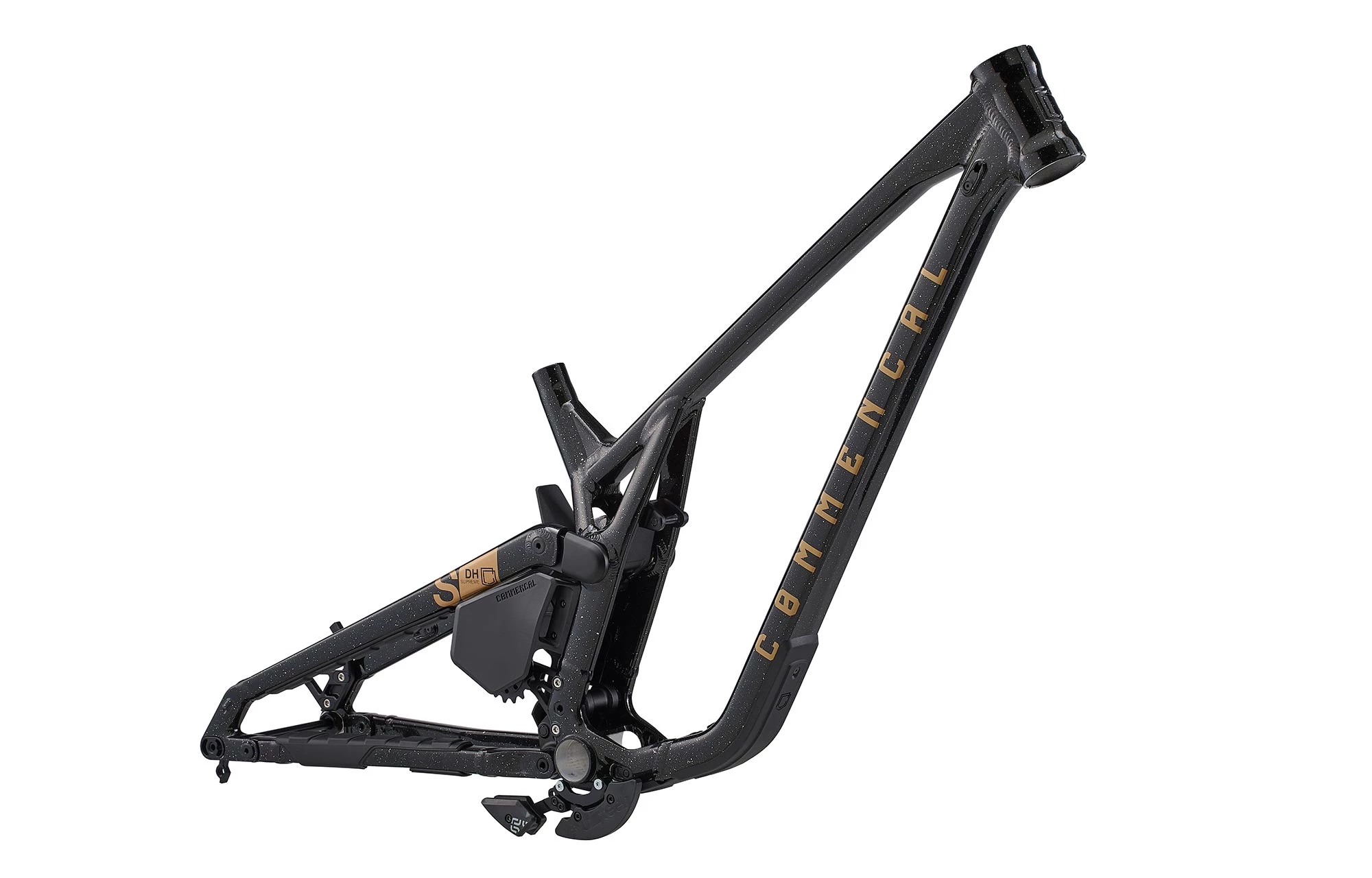 CADRE COMMENCAL SUPREME DH V5 GLITTERY BLACK 4 CADRE COMMENCAL SUPREME DH V5 GLITTERY BLACK – Image 2