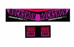 KIT STICKER ROCKSHOX MONARCH PLUS DEBONAIR VIOLET