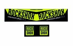 KIT STICKER ROCKSHOX MONARCH PLUS DEBONAIR NEON YELLOW