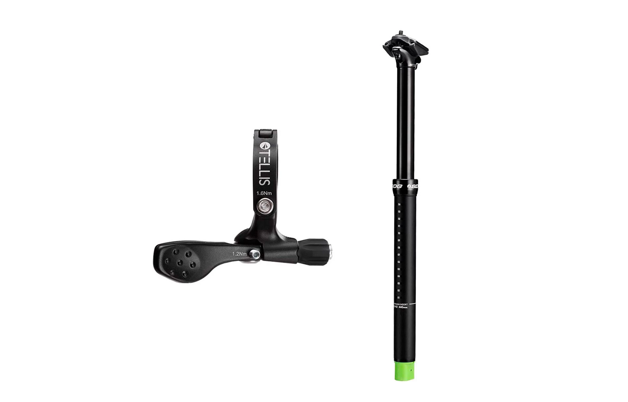 TIGE DE SELLE SDG TELLIS 125MM 31.6MM + LEVIER 3 TIGE DE SELLE SDG TELLIS 125MM 31.6MM + LEVIER